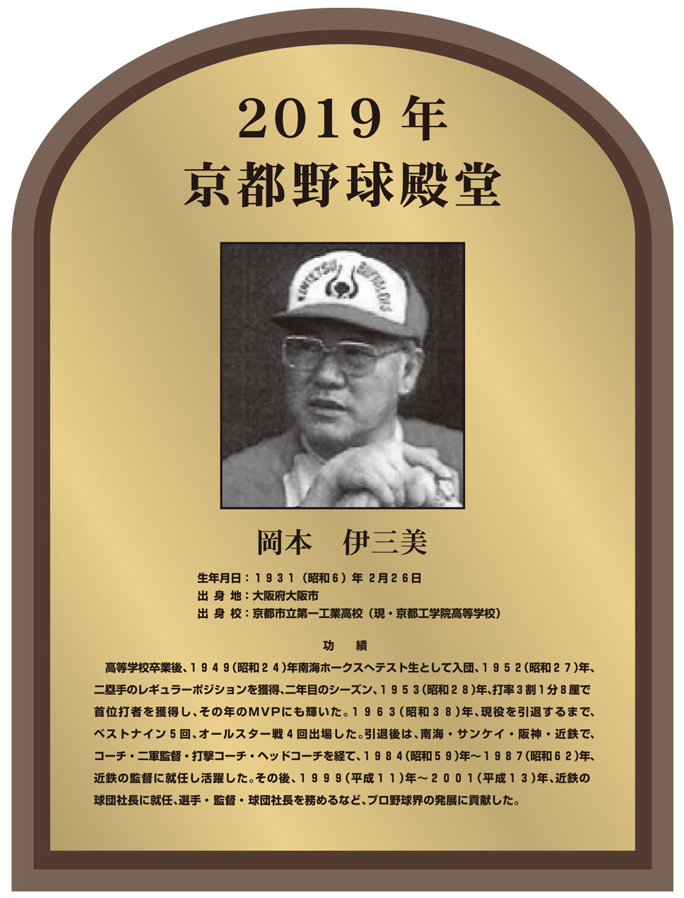 顕彰者一覧 | 京都野球殿堂 | 一般社団法人 京都野球協会